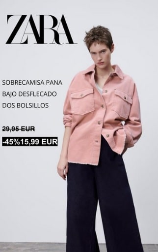 Zara catalogo SOBRECAMISAS Collection Abril 2022